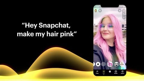 snapchat sesli komut