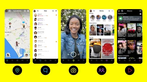 Snapchat yeni tasarımıyla haritayı ve orijinal içerikleri öne çıkaracak
