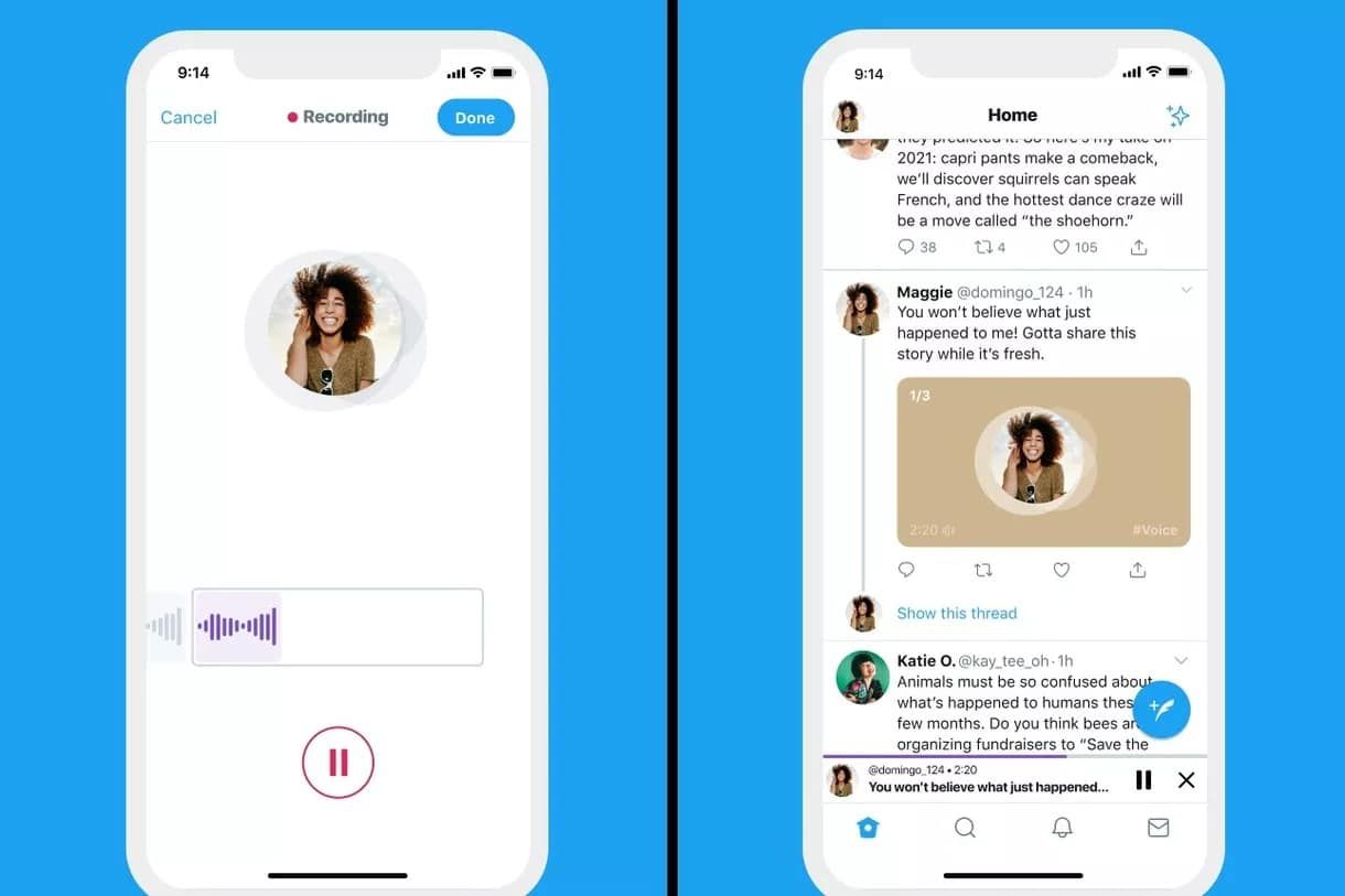 Twitter'da sesli tweetler ile yeni bir dönem başlıyor