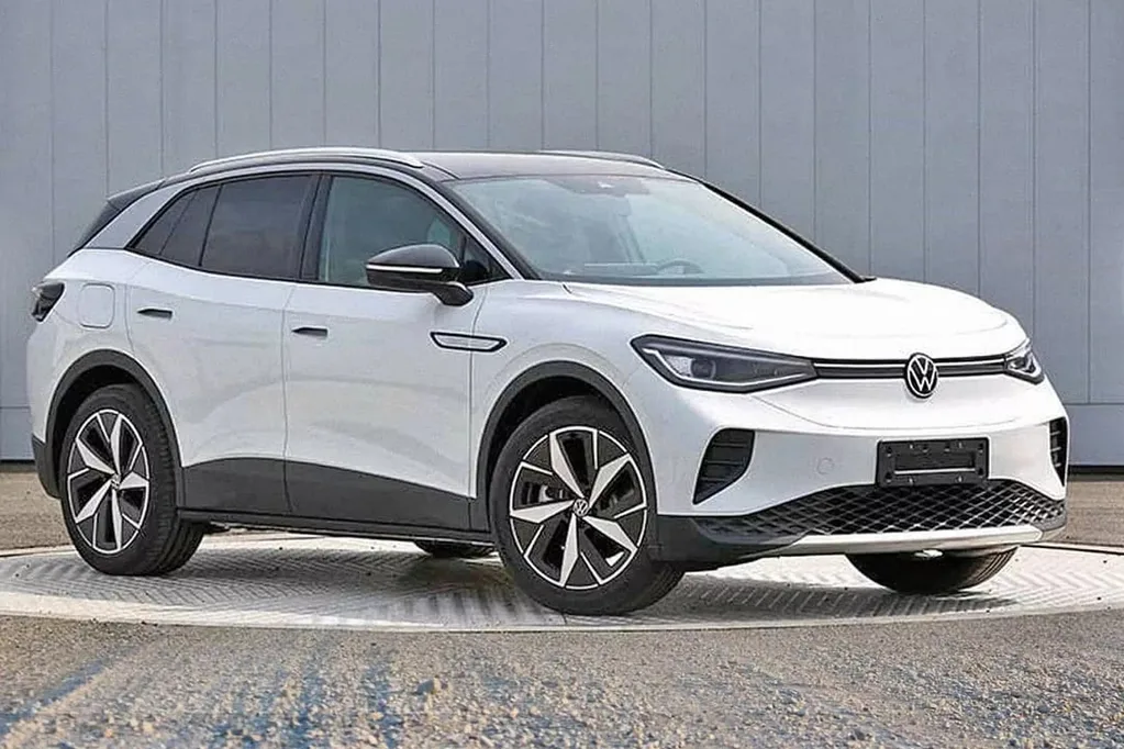 Volkswagen’in elektrikli SUV aracı ID 4 dış tasarımını gösteren fotoğraflar