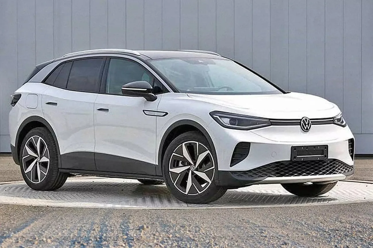Volkswagen’in elektrikli SUV aracı ID 4 dış tasarımını gösteren fotoğraflar