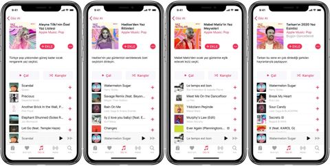 Apple Music Yaz Notaları listeleri ile yıldızların seçtiği parçaları dinleyin