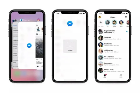 Facebook Messenger iOS uygulamasına Face ID ve Touch ID desteği