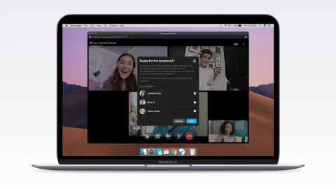Facebook Messenger Rooms için canlı yayın desteği