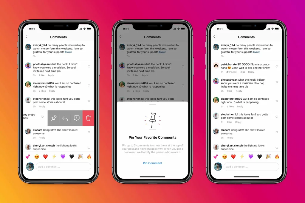 Instagram yorum sabitleme özelliği kullanıma sunuluyor