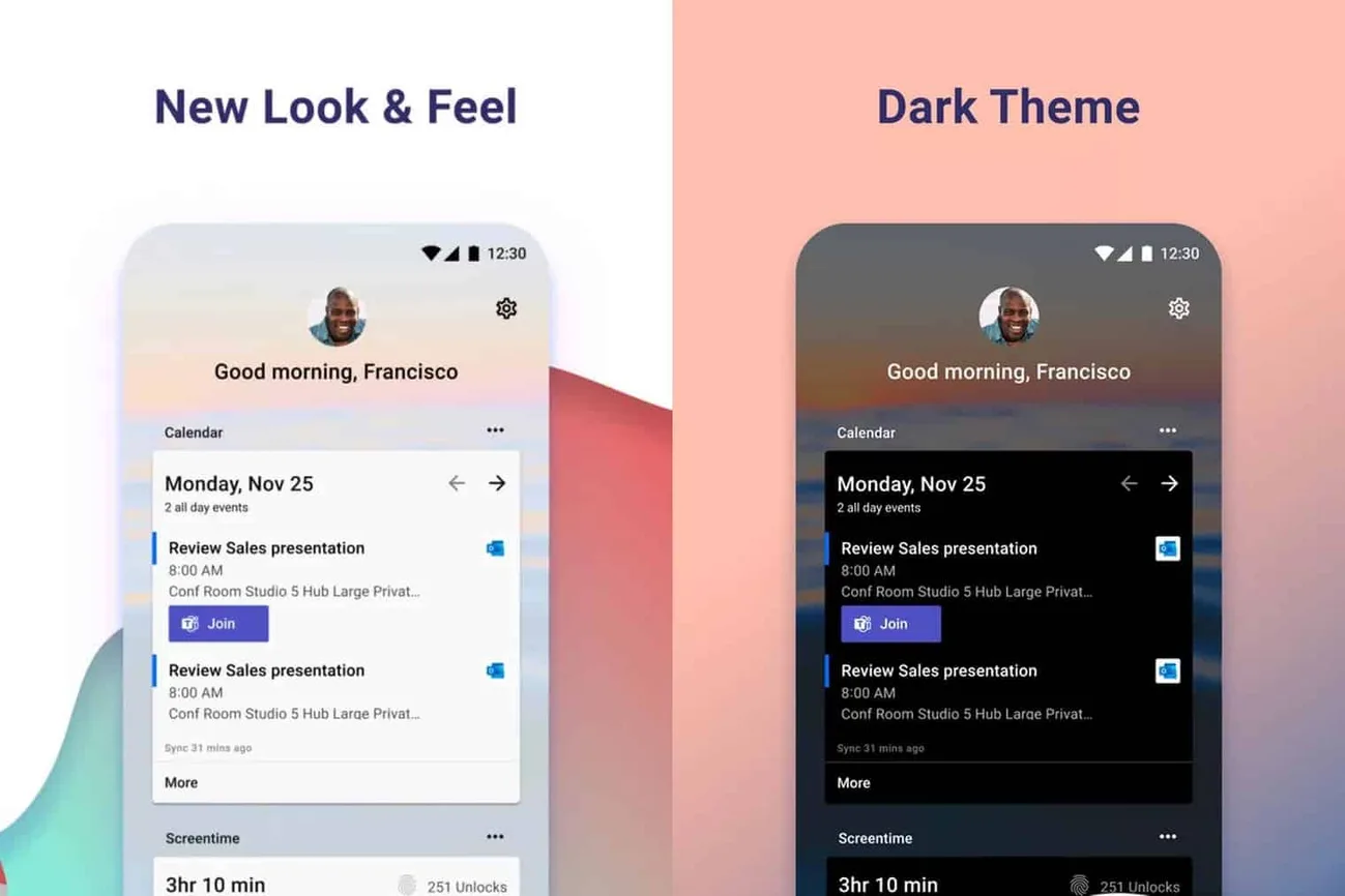 Microsoft Launcher Android başlatıcısına kapsamlı güncelleme