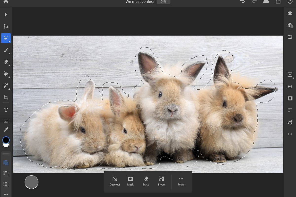 Photoshop iPad uygulamasına masaüstünden yeni özellikler
