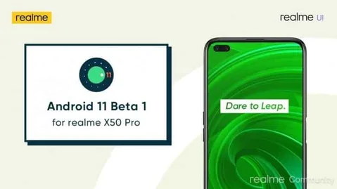 Realme X50 Pro için Android 11 beta programı başladı