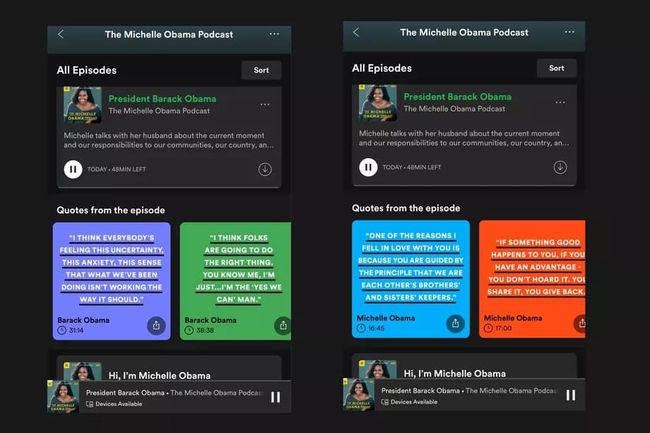 spotify michelle obama