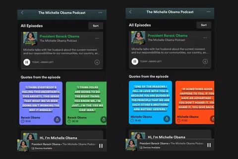 Spotify yeni özelliğini Michelle Obama’nın podcast’inde test ediyor