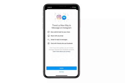 Facebook Instagram ve Messenger sohbetlerini birleştirmeye başladı