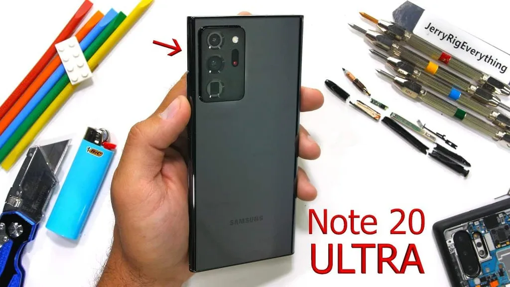 Galaxy Note 20 Ultra dayanıklılık testinde hayatta kaldı