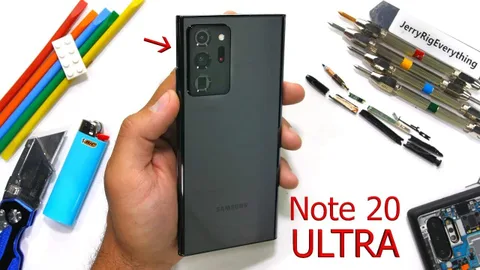 Galaxy Note 20 Ultra dayanıklılık testinde hayatta kaldı