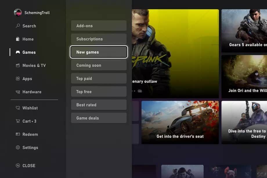 microsoft xbox mağaza