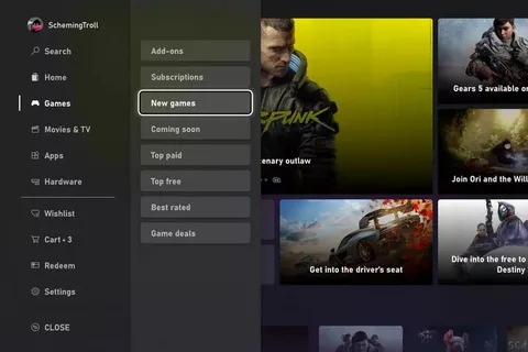 Xbox’ın dijital oyun mağazasının tasarımı yenileniyor