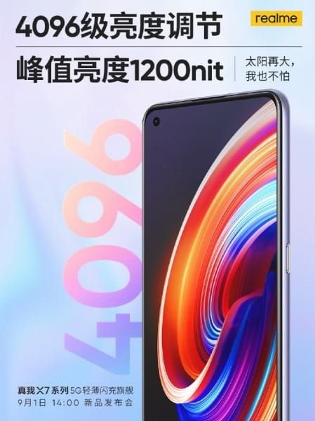 Realme X7 serisinin ekran detayları netleşiyor