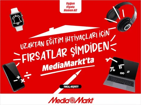 Uzaktan eğitim ihtiyaçlarınız için fırsatlar MediaMarkt’ta devam ediyor