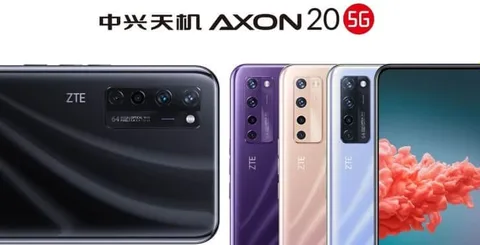 ZTE Axon 20 5G üç farklı renk seçeneğiyle görüldü