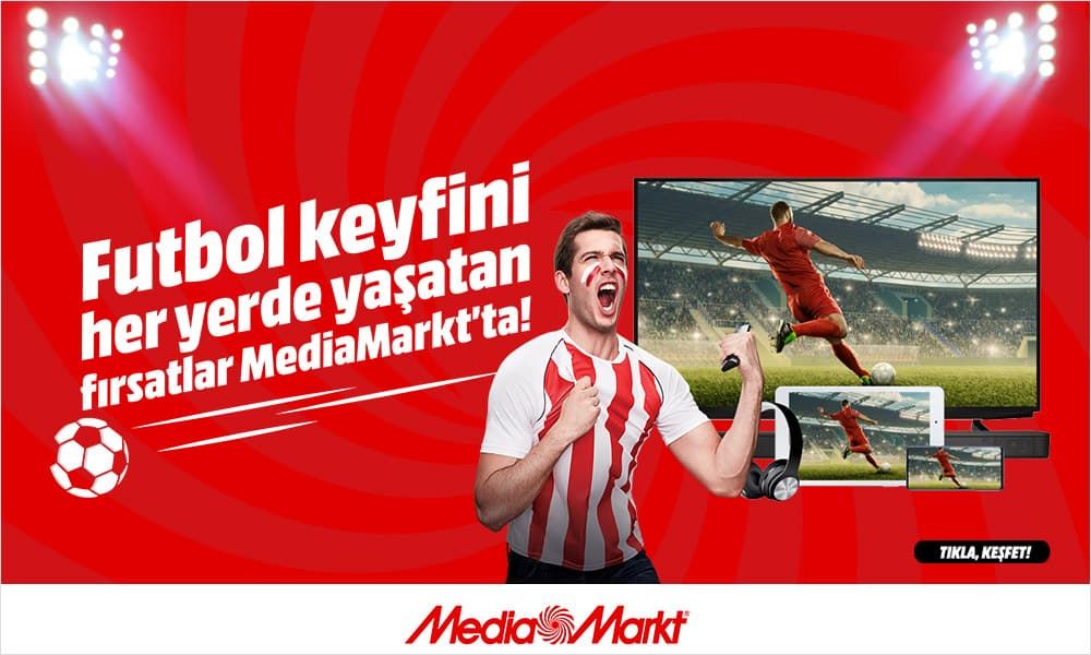 Futbol keyfini her yerde yaşatan fırsatlar MediaMarkt'ta