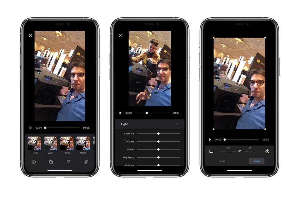 Google Fotoğraflar iOS uygulamasına yeni video düzenleme araçları