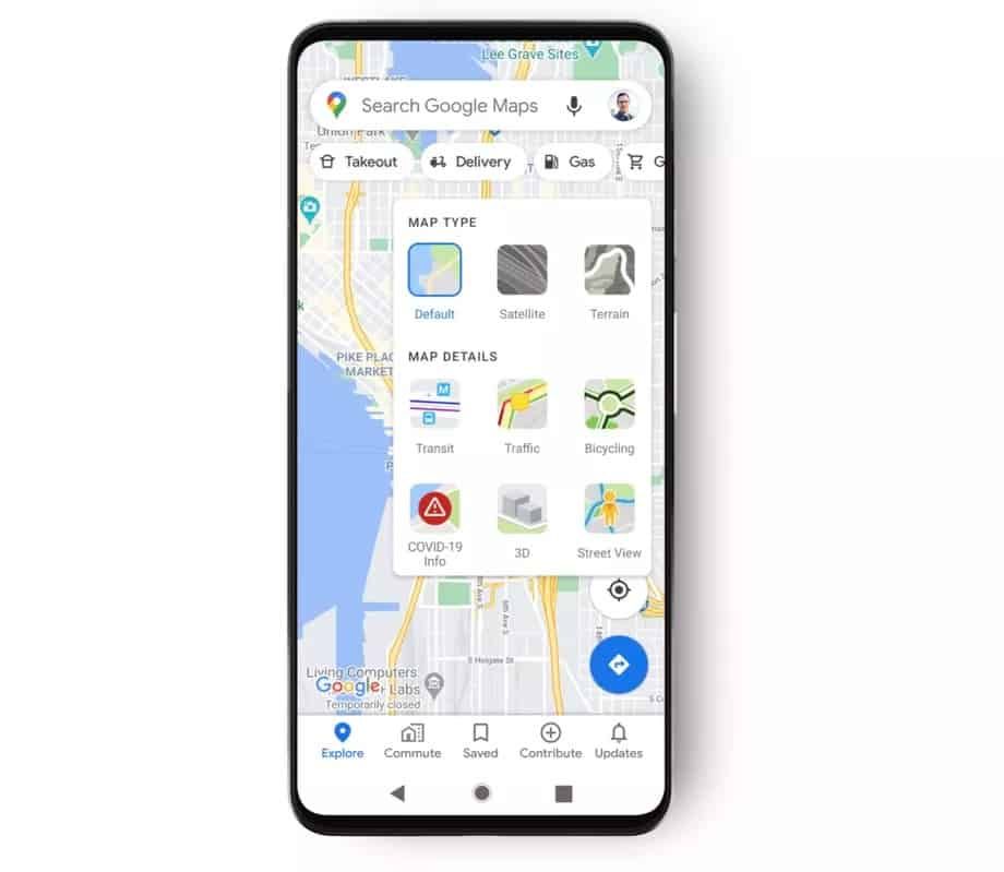 Google Haritalar COVID-19 yoğunluğunu özel katmanda gösterecek