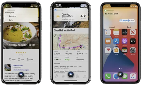 iOS 14 ile gelen başlıca Siri yenilikleri