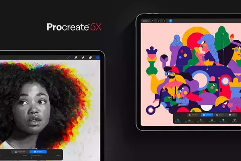 Procreate 5X yeni filtreler ve yardımcı referans aracı