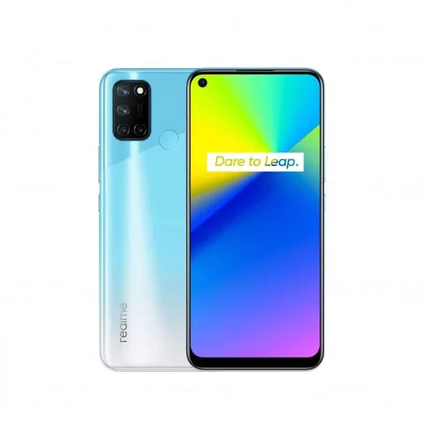 Realme 7i fotoğrafları telefonu tüm açılardan gösteriyor