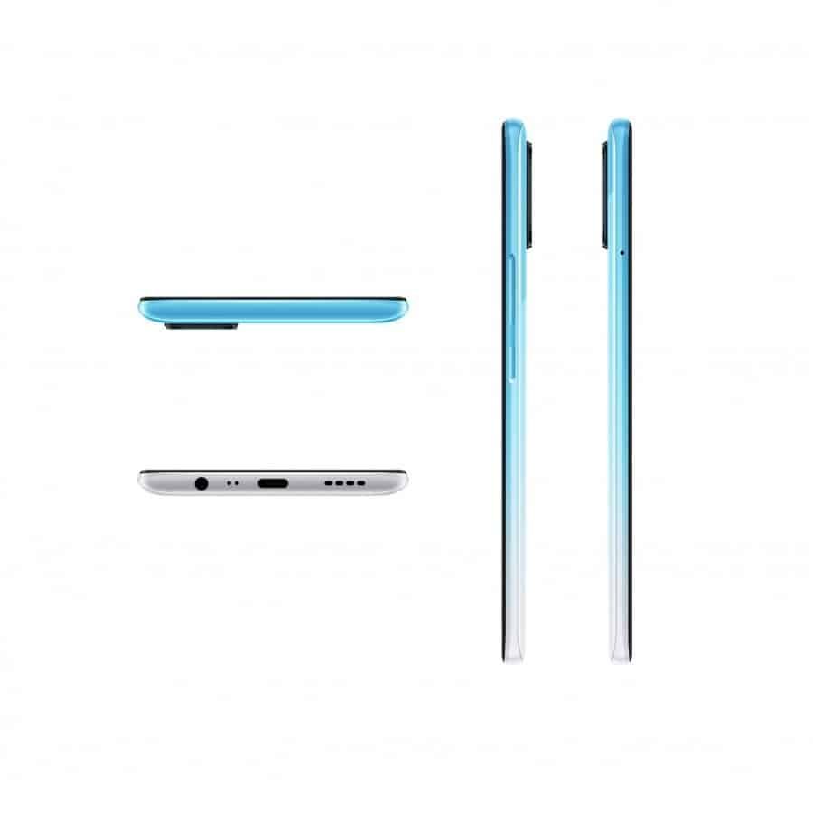 Realme 7i fotoğrafları telefonu tüm açılardan gösteriyor