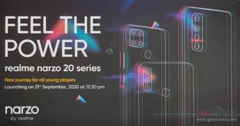 Realme Narzo 20 serisinin tanıtım tarihi belli oldu