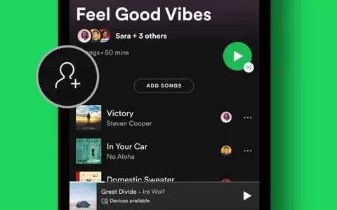 Spotify ortak çalma listelerine kişi eklemeyi kolaylaştırıyor