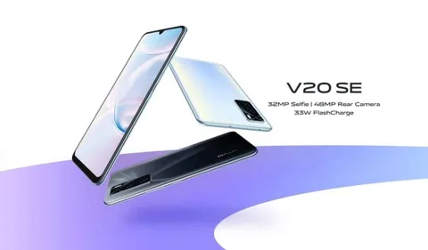 Vivo V20 SE tanıtıldı: Üç arka kamera, 33W hızlı şarj