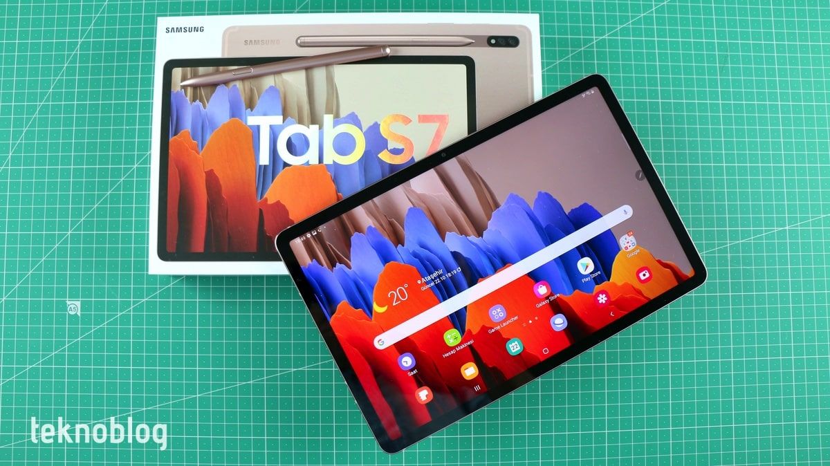galaxy tab s7 kutu açılımı ve ön inceleme
