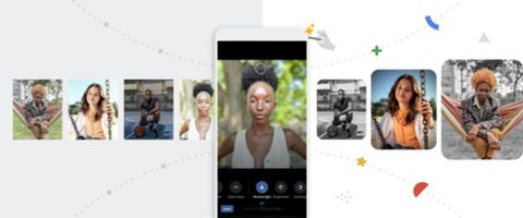 google fotoğraflar android portre ışığı