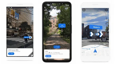 Google Haritalar Live View için yeni özellikler
