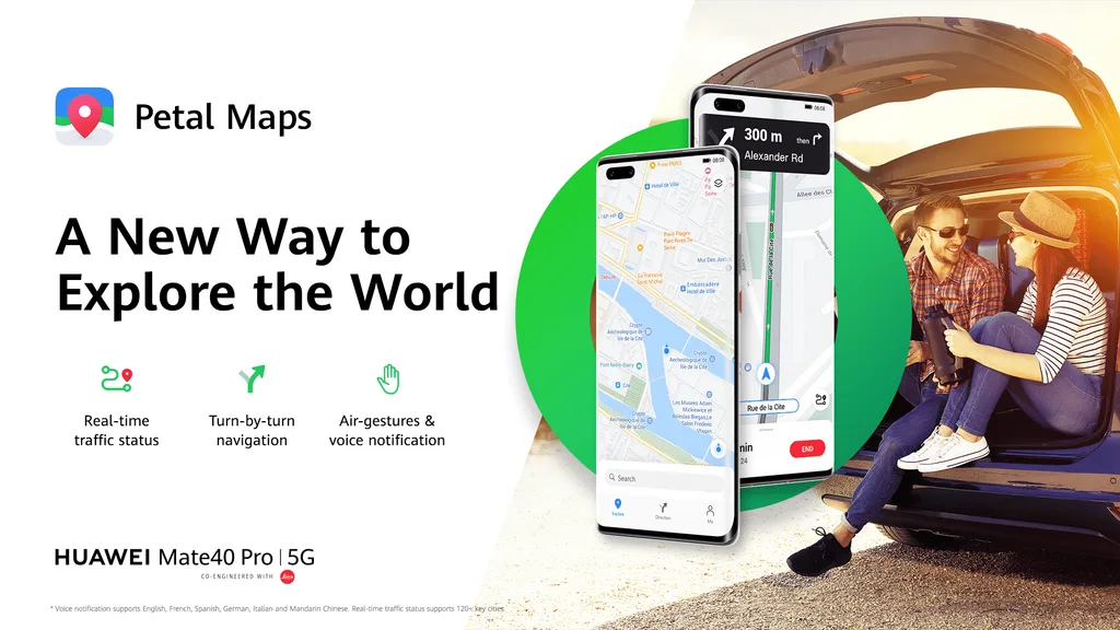 Huawei Petal Maps bisiklet ve toplu taşıma desteğiyle yenileniyor