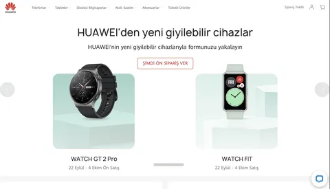 Huawei Online Mağaza’da alışveriş için vade farksız taksit imkanı