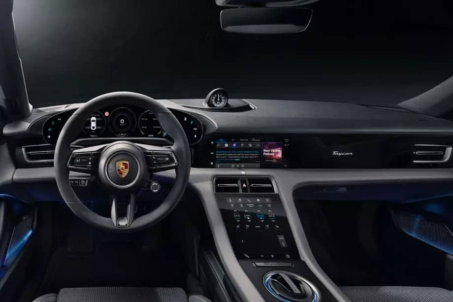 porsche taycan apple