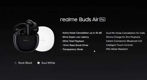 Realme yeni kablosuz kulaklıkları Buds Air Pro ve Wireless Pro’yu tanıttı