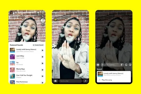 Snapchat müzik ekleme özelliğini kullanıma sundu