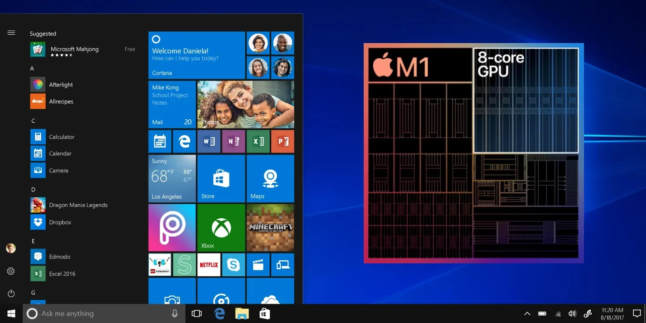 Apple M1 işlemcili Mac bilgisayarda Windows başarıyla çalıştırıldı