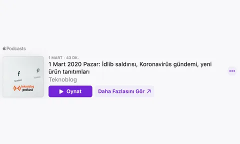 Apple Podcast’ler için web sitelerine yerleştirme imkanı