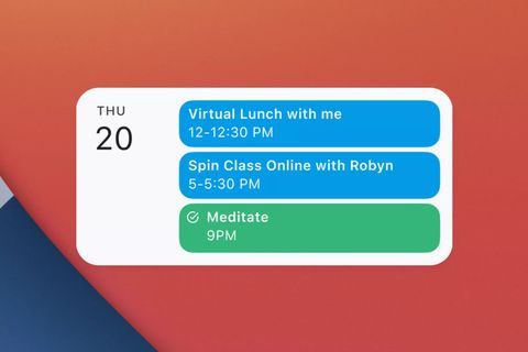 google takvim ios 14 araç takımı