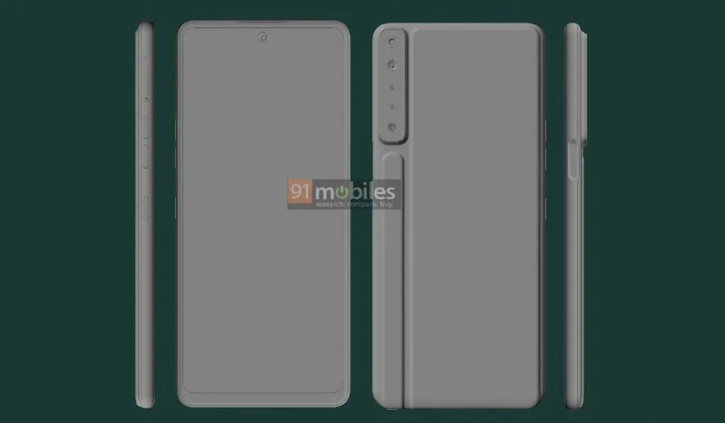 LG Stylo 7 görselleri farklı arka panel tasarımını gösteriyor