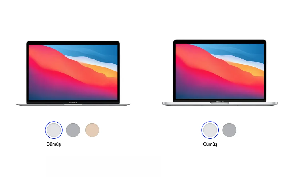 M1 işlemcili MacBook Air ve MacBook Pro arasındaki farklar