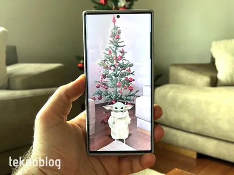 Baby Yoda Grogu Google sayesinde bulunduğunuz odaya geliyor