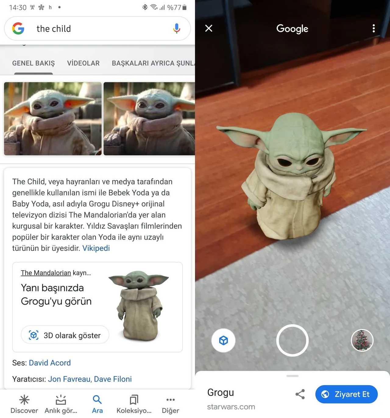 baby yoda grogu google