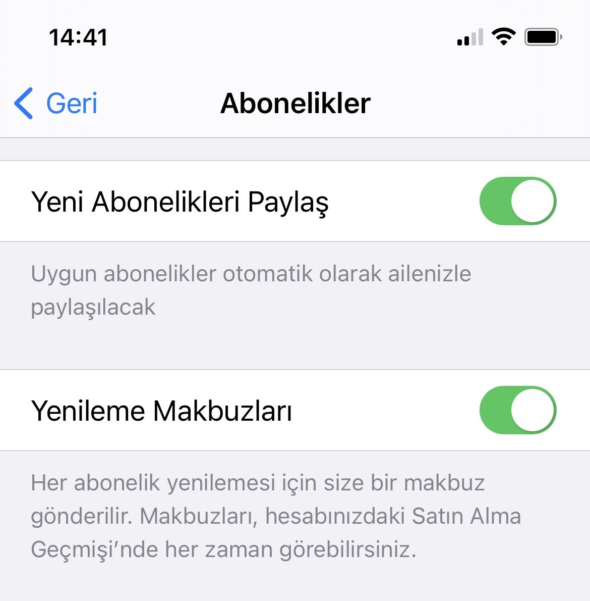 Gelişticilere izin verildi, abonelikler Aile Paylaşımı üzerinden paylaşılabilir