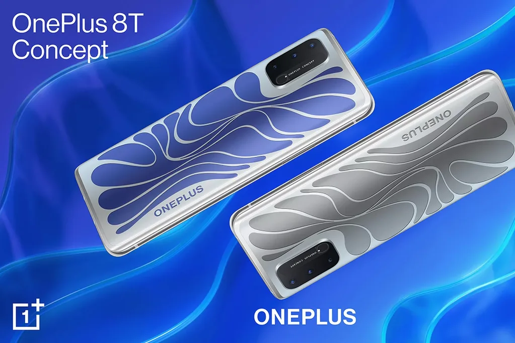 OnePlus 8T Concept arkası renk değiştiren ve hareket sensörlü bir 8T