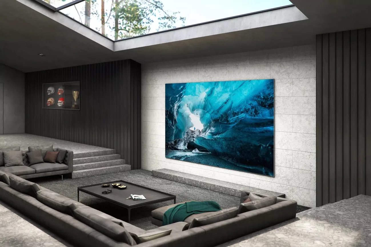 Samsung 110 inç MicroLED 4K TV modelini tanıttı
